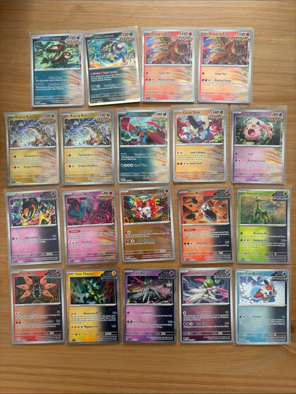 Future & Ancient Pokémon Holo & Reverse Holo Card Lot | 19 Cards